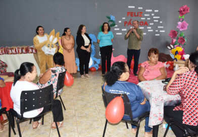 Evento especial em celebração a Páscoa é realizado para turma do Projeto Conviver