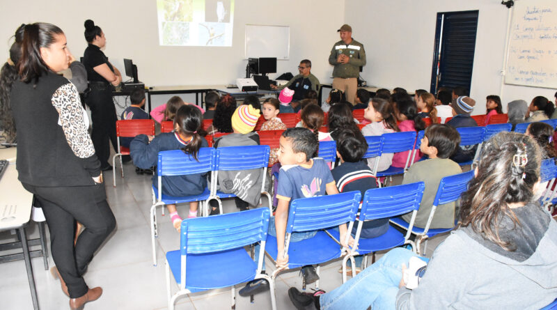 Palestra sobre meio ambiente é realizada na Escola Irene Linda Ziole Crivelli