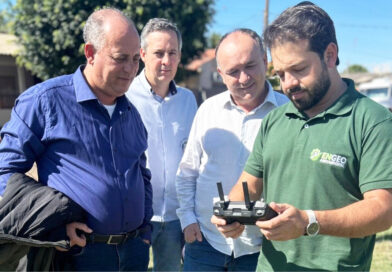 Administração municipal inicia georreferenciamento com drones