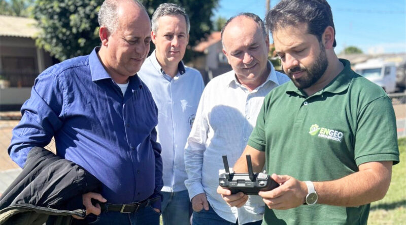 Administração municipal inicia georreferenciamento com drones