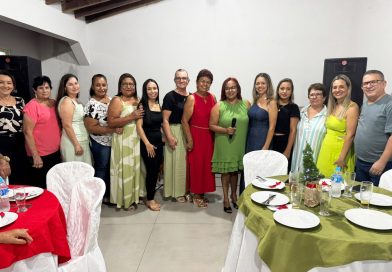 Jantar de confraternização dos profissionais da educação filiados no Sindicato dos Trabalhadores Municipal é realizado em Taquarussu