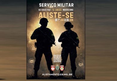 Alistamento Militar é obrigatório e será no período de 1º de janeiro a 30 de junho