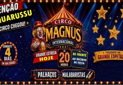 Estreia do Circo Magnus Internacional é hoje as 20:00 horas