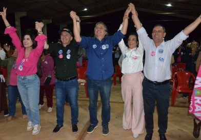 Tempo ameno e casa lotada – Caravina e Mara Caseiro cumprem agenda em Taquarussu